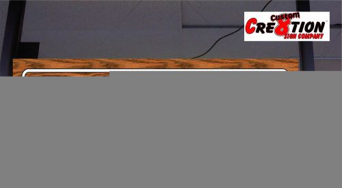 LED Light Box Sign - HARDWOOD FLOORING - Neon /banner Alternatiive 46&#034;x12&#034; sign