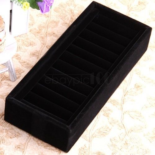 Bracelet Bangle Jewelry Velvet Display Holder Box Case Tray Showcase Xmas 9x4x2&#034;