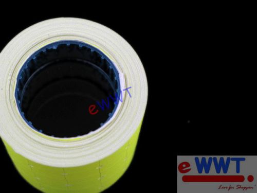 10 rolls for motex mx-5500 * yellow price gun labeler price tag sticker zvot314 for sale