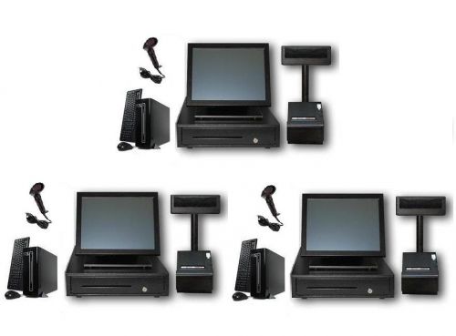 Three station POS System - Retail configuration