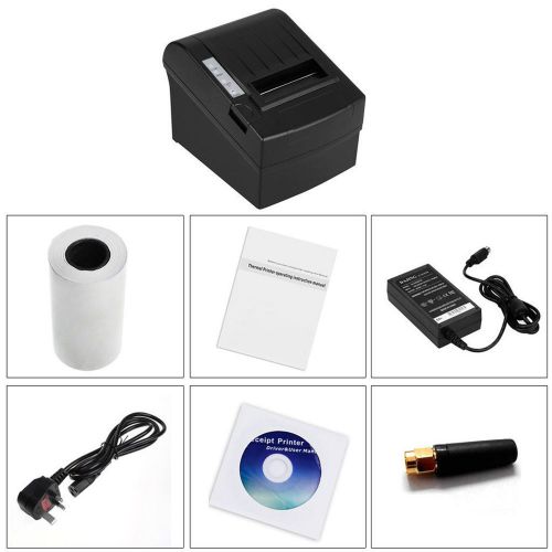 Wifi Thermal Receipt Printer POS WIFI,Serial Port,USB,Ethernet 80MM 300mm/s