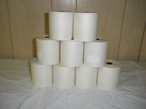 2-Ply 3&#034; X 100&#039; Carbonless Receipt Printer Paper (9 Rolls) Epson Verifone Star