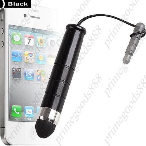 2 in 1 bullet stylus touch pen dust plug sale cheap discount low black for sale