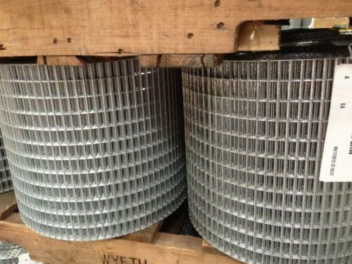 .5x1&#034; 16 Gauge 12&#034;x100&#039; Galvanized Welded Wire Mesh Rolls (GAW)