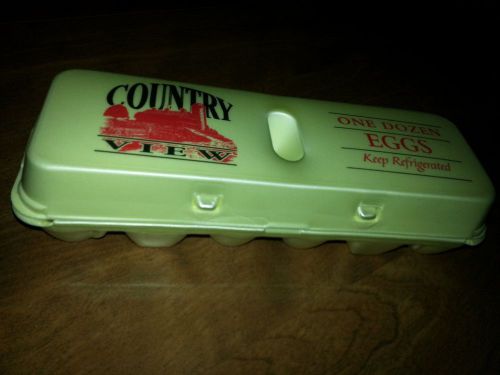 84 Country View Yellow Foam Large Chicken Egg Cartons. 2 x 6  Made In U.S.A.