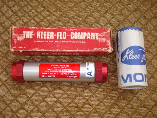 Kleer-Flo De-Moister Piston Expel Remove Condensation Water/Oil Slip Valve DM7