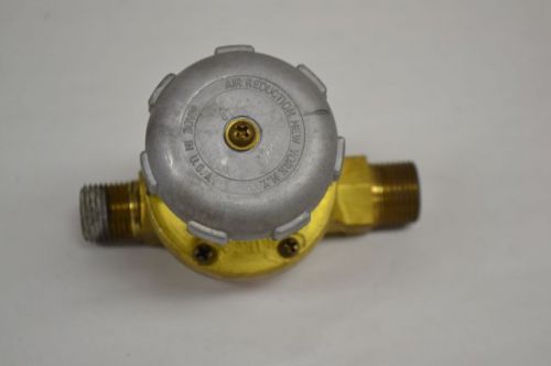 Airco 8010469 brass 1/2in npt 250psi max oxygen/nitrogen gas regulator d206709 for sale