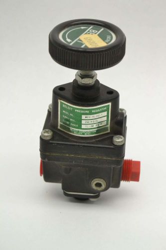 NEW BELOIT MC2-75-132-1  1/2-30PSI 250PSI 3/8 IN NPT PNEUMATIC REGULATOR B397352