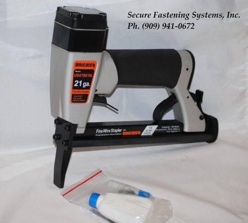 Series 80 long nose 21 gauge 1/2&#034; crown unicatch stapler for sale