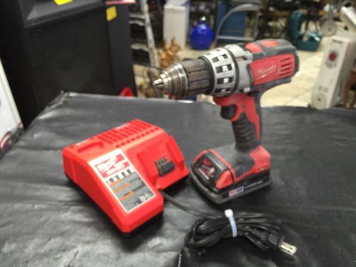 Milwaukee M18 2601-20 18V Li-Ion 1/2&#034;  Cordless Drill/Driver + Battery &amp; Charger
