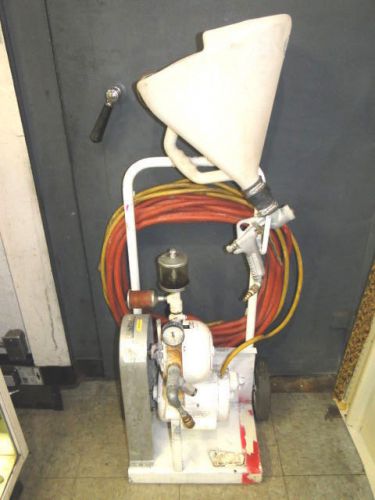 Goldblatt Drywall Texture Sprayer Compressor Pattern Accoustic with Hopper Gun