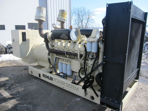 605 KW KOHLER DIESEL GENERATOR LOW HOURS LOAD TESTED