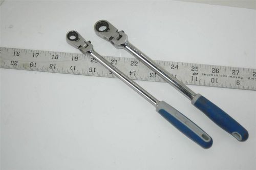 2 Blue Point Flex Head Ratchets 5/16&#039;&#039; 7/16&#039;&#039; Aviation Tool Automotiv FOR REPAIR