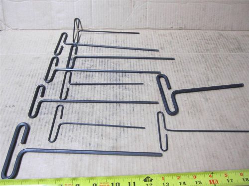 10 PC T HANDLE LONG HEX KEY SET AIRCRAFT MECHANIC TOOLS