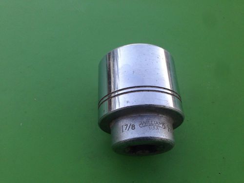 Vintage WILLIAMS #H-1260  3/4&#034; Drive 1-7/8&#034; 12 Point  Socket