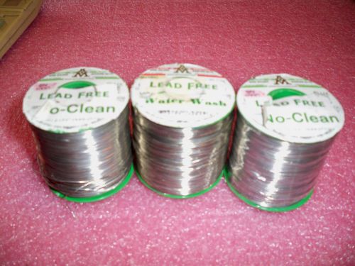 3 LBS. SOLDER SN 100C, DIA. .020&#034;