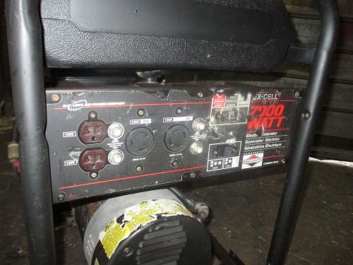 Ex-cell 7000 watt generator 110/220 - 48 watt - b&amp;s 14hp v-twin engine for sale