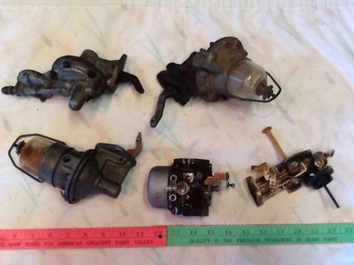 (Lot441)Lot of antique small engine carbuerators &amp; fuel pumps