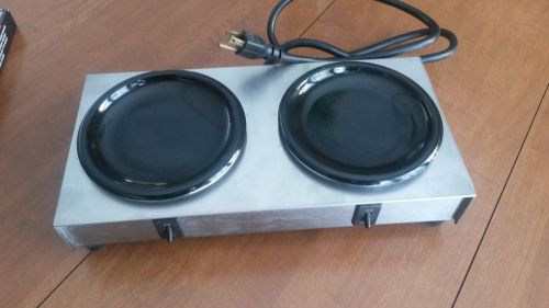 BLOOMFIELD 8720 DUAL DOUBLE BURNER 2 POT STAINLESS COFFEE TEA WARMER