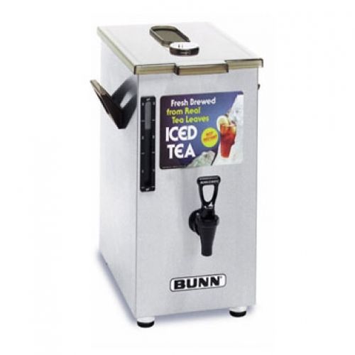 Bunn 3250.0006 4 gallon ice tea dispenser, square with brew-through lid for sale