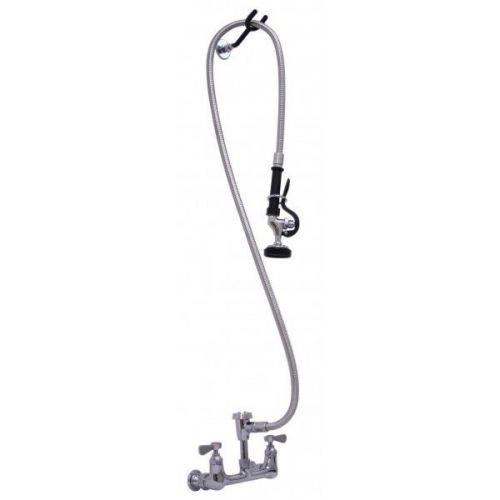 8&#034; Wall Mount HD Pre-Rinse Faucet w/ Vacuum Breaker NSF