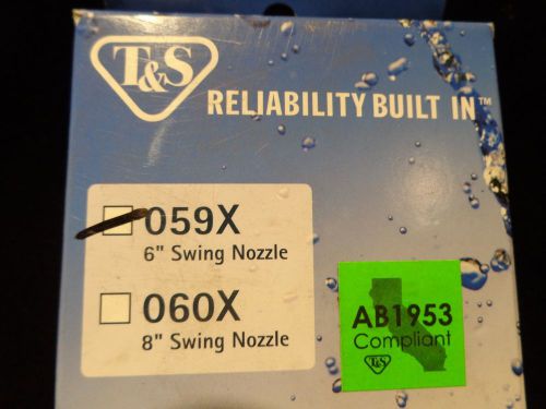 T&amp;S BRASS 59X 6&#034; SWING NOZZLE