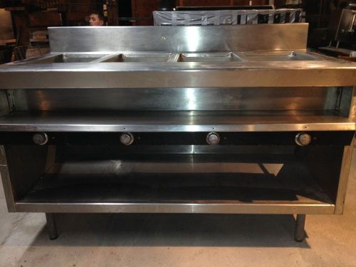 Four trough buffet warmer (Electric)