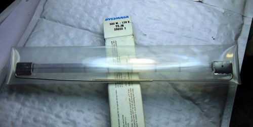 SYLVANIA 500 WATT/ 120 VOLT  T3-IR INFRARED QUARTZ HEAT LAMP BULB  *NIB*