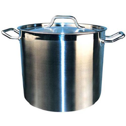 New Winco 40Qt S/S Stock Pot W/Cover SST-40