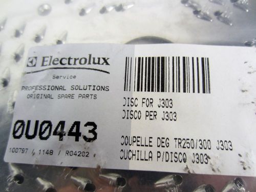 Electrolux dito 653175 j303-grating blade disc plates 1/8&#034; tr260 food processor for sale