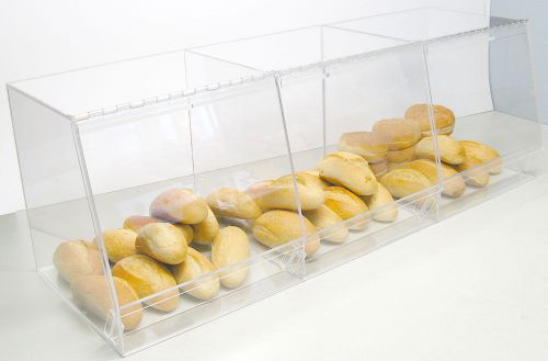 Bulk Bread Storage display case containers deli bakery sandwich Pastry Donut