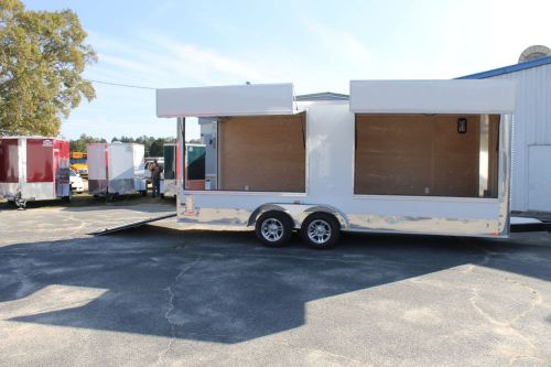 NEW 7x20 Enclosed Food Vending Concession Trailer