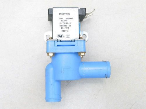 INVENSYS K-78163-6 Water Inlet Valve GS-76 N Ice Machine 240V 50/60Hz 26/25W