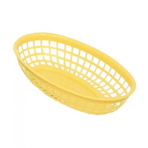 BB96Y Yellow Oval Fast Food Basket