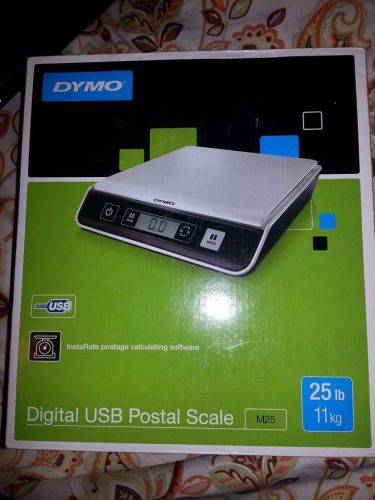 Dymo M25 Digital Usb Postal Scale - 25 Lb / 11 Kg Maximum Weight (1772059)