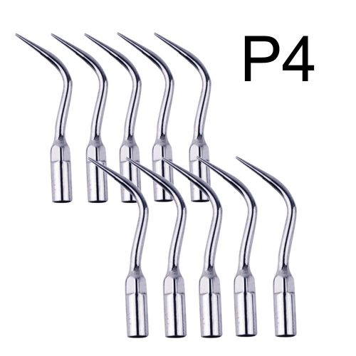 10x P4 Dental Ultrasonic Scaler Tips scaling handpiece Fit EMS Woodpecker UDS =