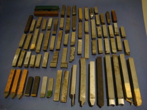 1/2&#034; LEFT &amp; RIGHT HAND LATHE/CNC TOOL BIT LOT CARBIDE TIP SQUARE SHOULDER 73PCS