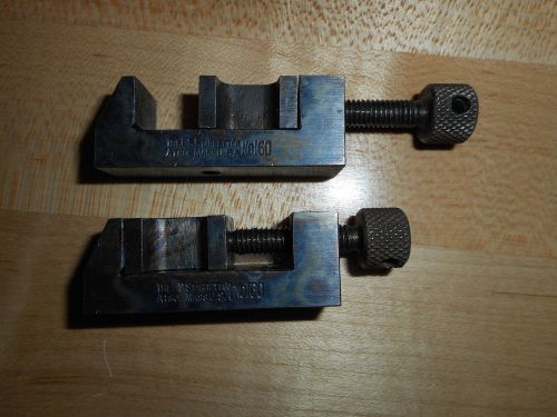 MACHINIST TOOL LATHE MILL Starrett # 160 Pr of Clamps MICRO Vises