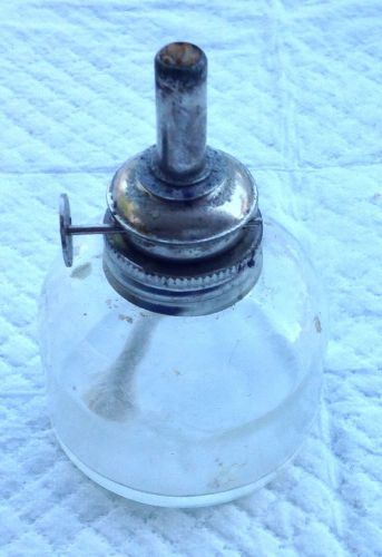 Vintage GFC ALCOHOL LAMP GLASS BURNER Dental Endodontist Spirit