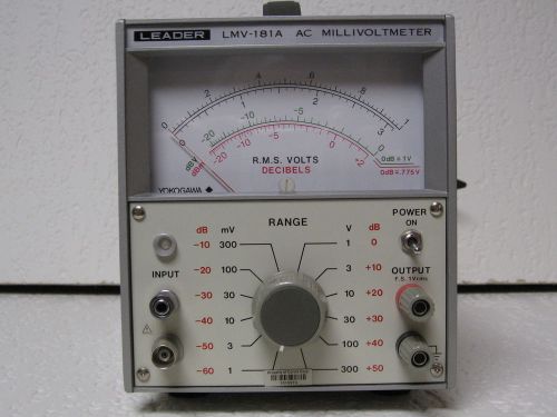 Leader LMV-181A AC Millivoltmeter