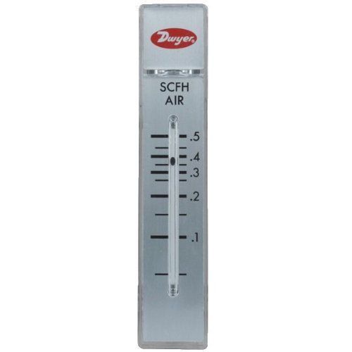 NEW Dwyer Rate-Master Series RM Flowmeter  2&#034; Scale  Range 0.05-5 SCFH Air