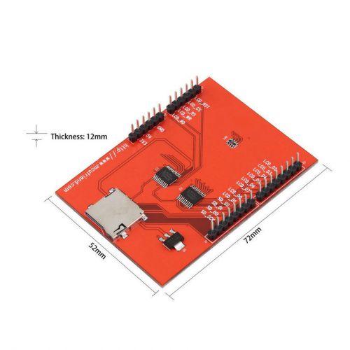 2.4&#034; TFT LCD Shield SD Socket Touch Panel Module for Arduino UNO R3 New EC