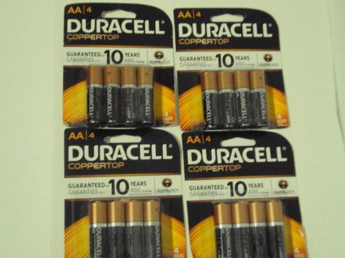 CopperTop Alkaline Batteries with Duralock Power Preserve Technology, AA, 4/Pk