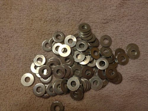 1/4&#034; Zinc Finish USS Flat Washer (QTY 90)