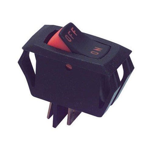 SPST Orange Visa-Rocker Switch 060-302