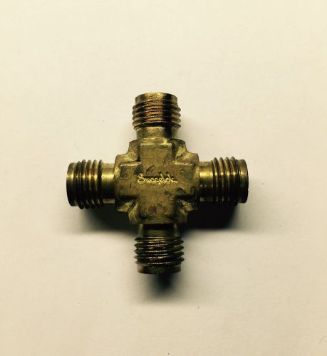 Swagelok Brass B-400-4 1/4&#034; Union Cross