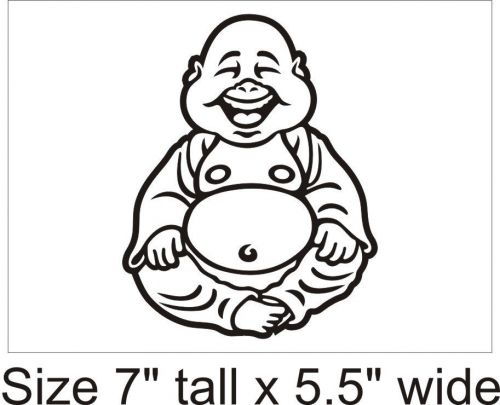 Baby Laughing Buddha Funny Car Vinyl Sticker Decal Truck Bumper - 1156