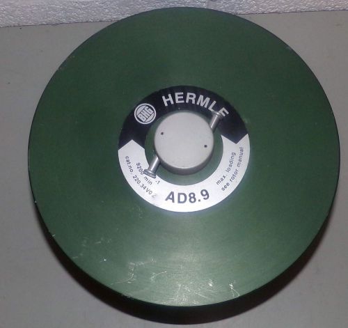 DUPONT SORVALL BHG HERMLE AD8.9 CENTRIFUGE ROTOR