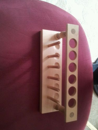 Test Tube Rack Wooden for 6 Tubes 22mm (3847-2)