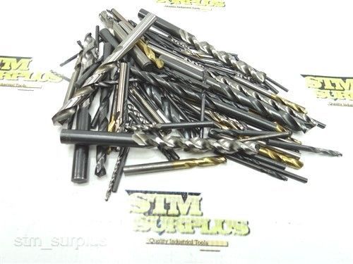 BIG ASSORTED LOT OF HSS STRAIGHT SHANK TWIST DRILLS 5/64&#034; TO 9.2MM PTD GUHRING